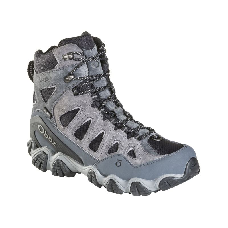 Oboz Men's Shoes Sawtooth II 8'' Insulated Waterproof-Pewter/Fg - Click Image to Close