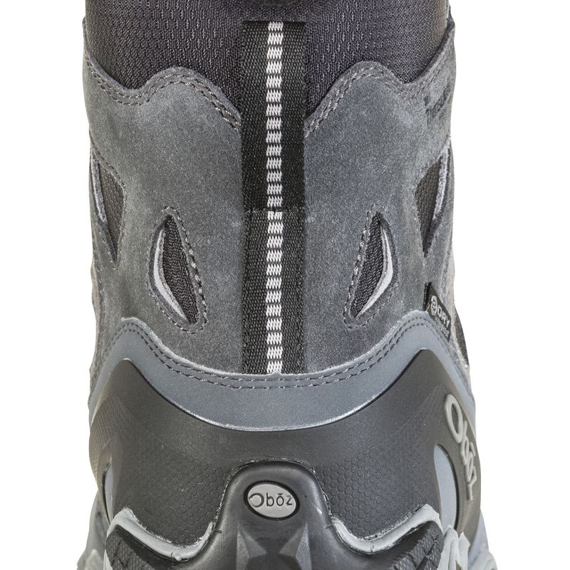Oboz Men's Shoes Sawtooth II 8'' Insulated Waterproof-Pewter/Fg