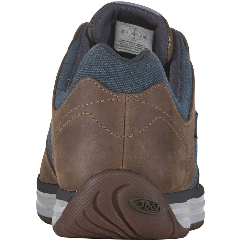 Oboz Men's Shoes Mendenhall Low Canvas-Lakeblue - Click Image to Close