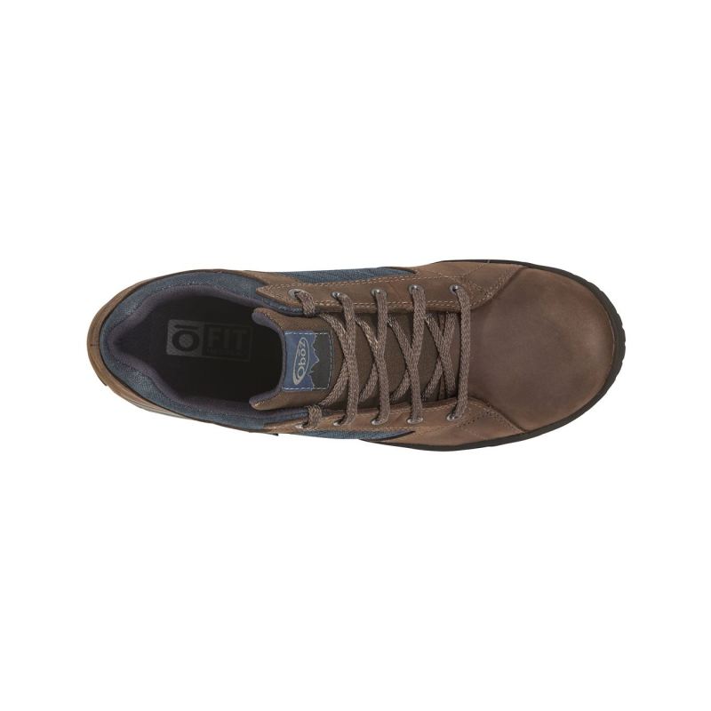 Oboz Men's Shoes Mendenhall Low Canvas-Lakeblue - Click Image to Close