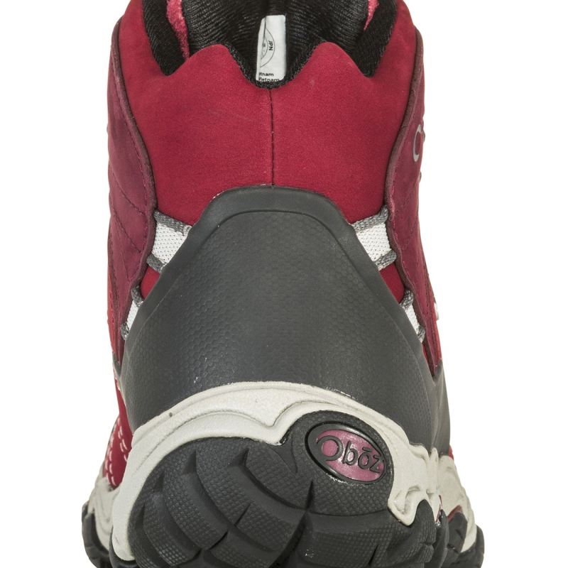 Oboz Women's Shoes Bridger Mid Waterproof-Rio Red