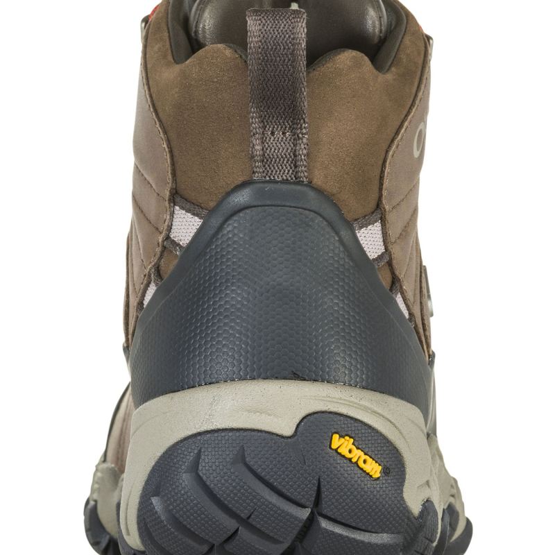 Oboz Women's Shoes Bridger Premium Mid Waterproof-Dark Oak - Click Image to Close