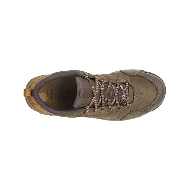 Oboz Men's Shoes Sypes Low Leather Waterproof-Wood