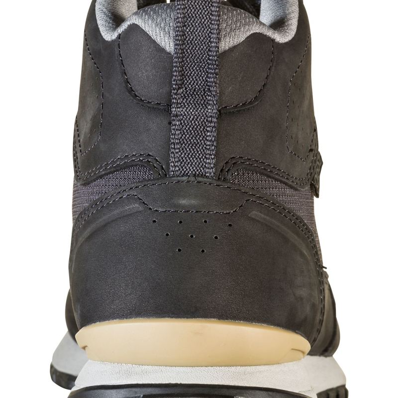 Oboz Men's Shoes Bozeman Mid-Black - Click Image to Close
