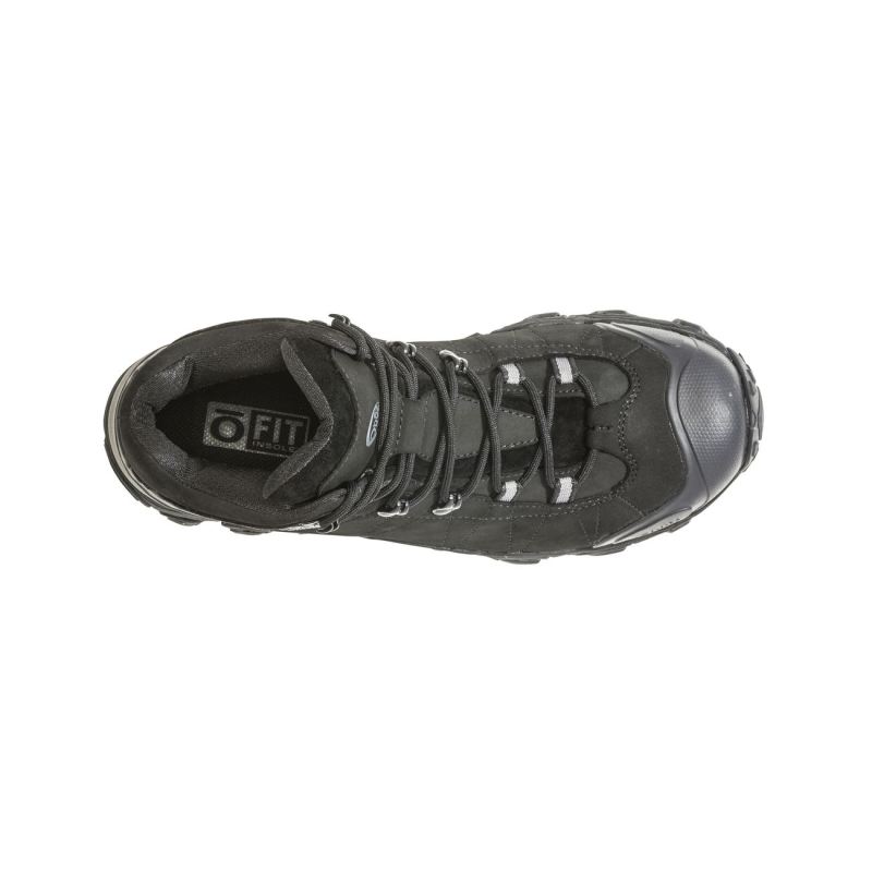 Oboz Men's Shoes Bridger Mid Waterproof-Midnight - Click Image to Close