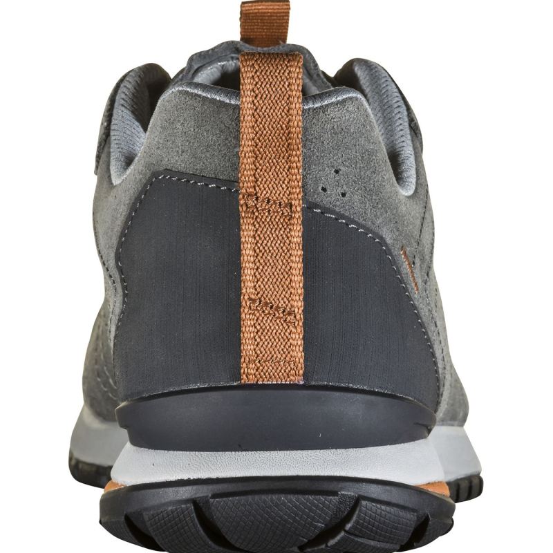 Oboz Men's Shoes Bozeman Low Leather-Charcoal - Click Image to Close