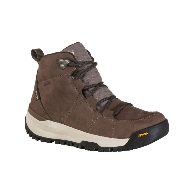 Oboz Women's Shoes Sphinx Mid Insulated Waterproof-Koala - Click Image to Close
