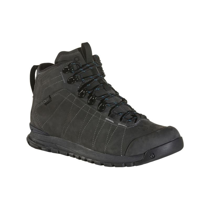 Oboz Men's Shoes Bozeman Mid Leather Waterproof-Iron