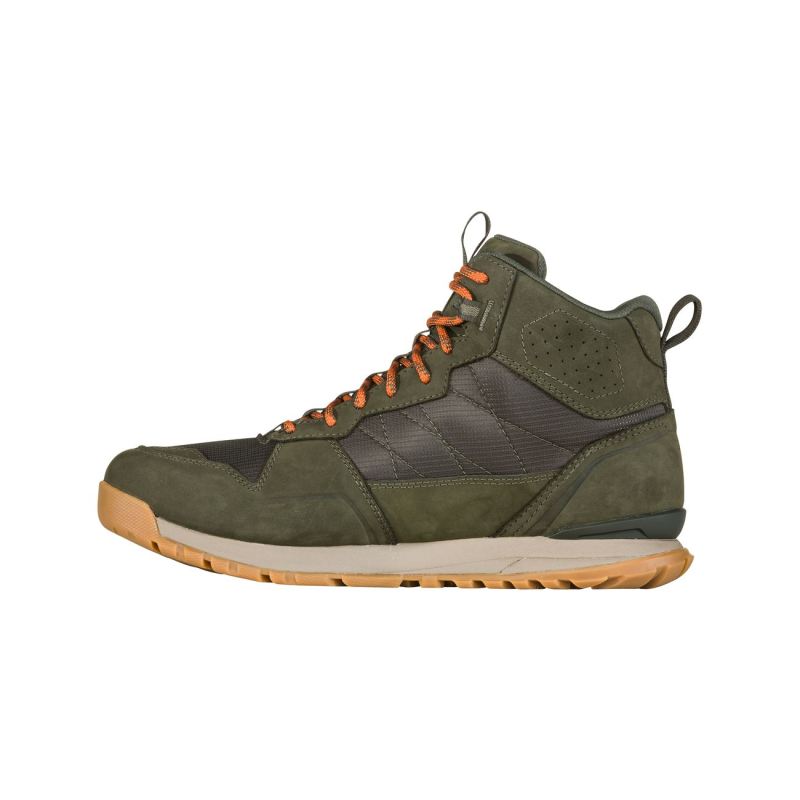 Oboz Men's Shoes Bozeman Mid Waterproof-Pine - Click Image to Close