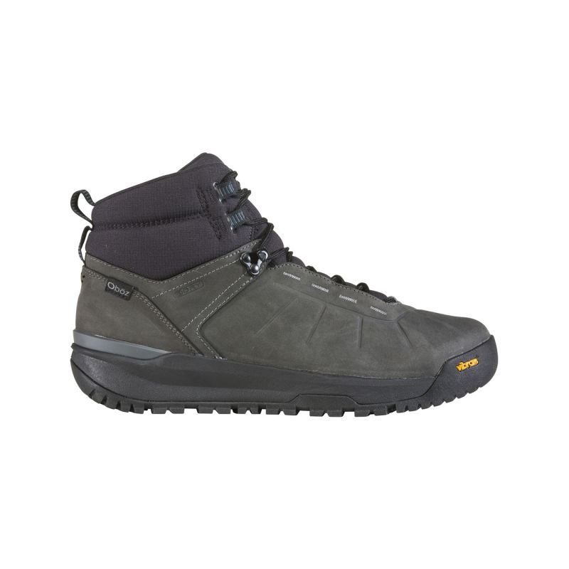 Oboz Men's Shoes Andesite Mid Insulated Waterproof-Iron