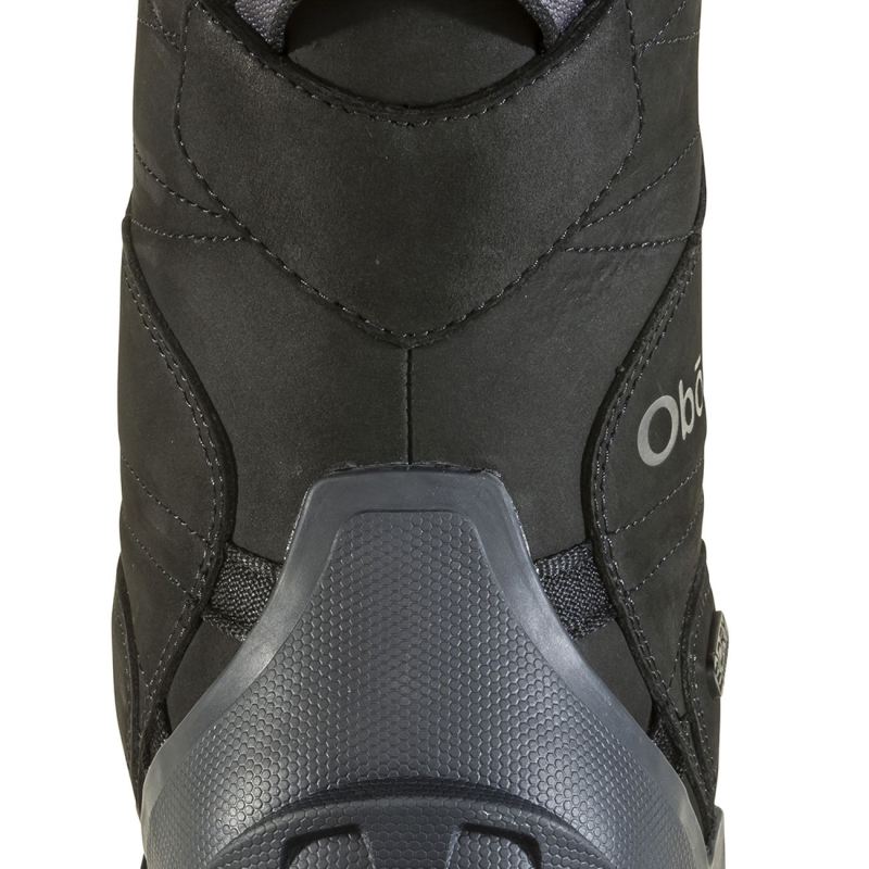 Oboz Men's Shoes Bridger 10'' Insulated Waterproof-Midnight - Click Image to Close