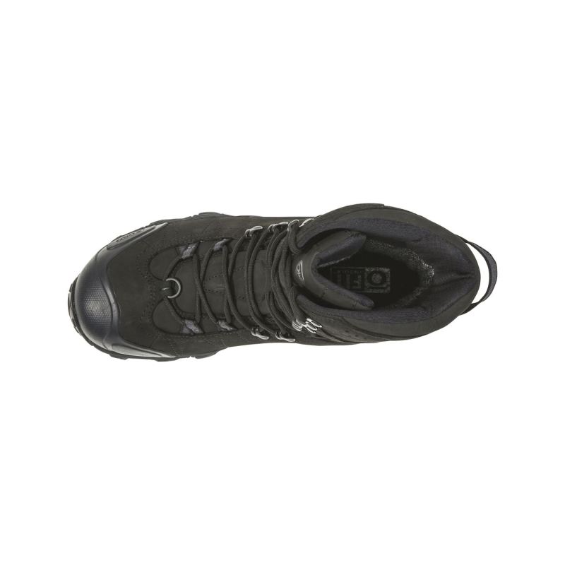 Oboz Men's Shoes Bridger 10'' Insulated Waterproof-Midnight - Click Image to Close