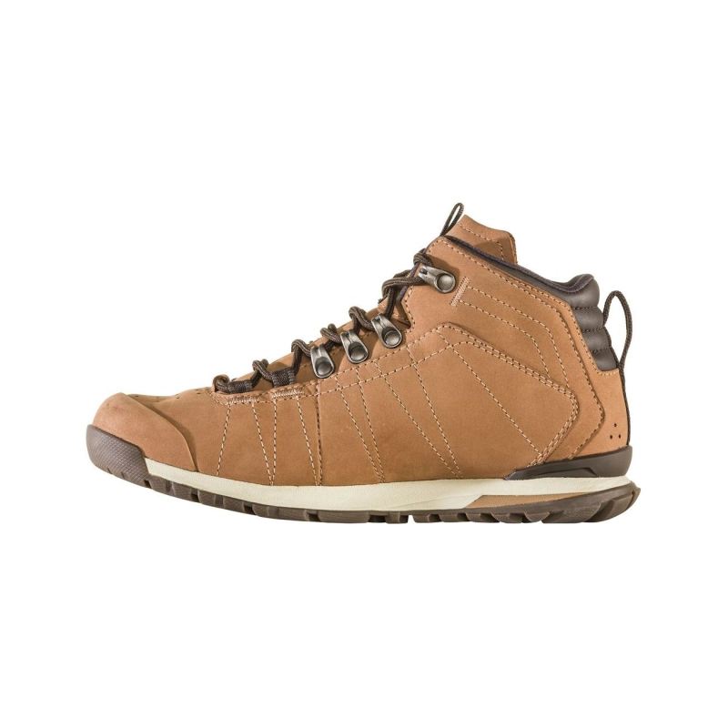 Oboz Women's Shoes Bozeman Mid Leather-Chipmunk - Click Image to Close
