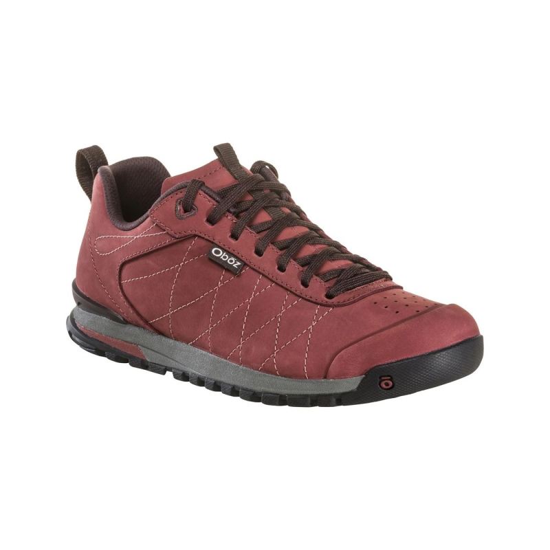 Oboz Women's Shoes Bozeman Low Leather-Red Cur