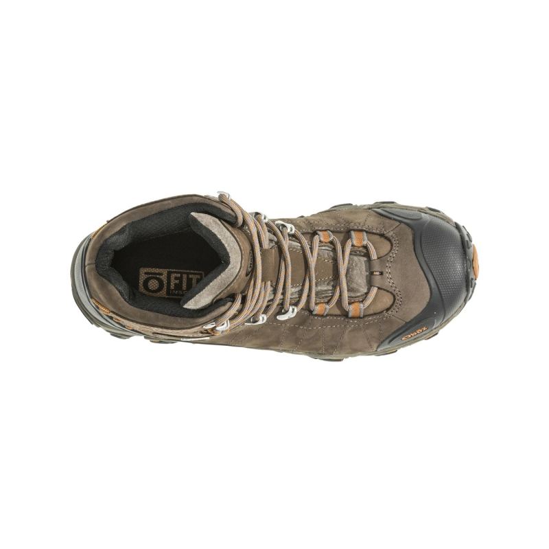 Oboz Men's Shoes Bridger Mid Waterproof-Sudan - Click Image to Close