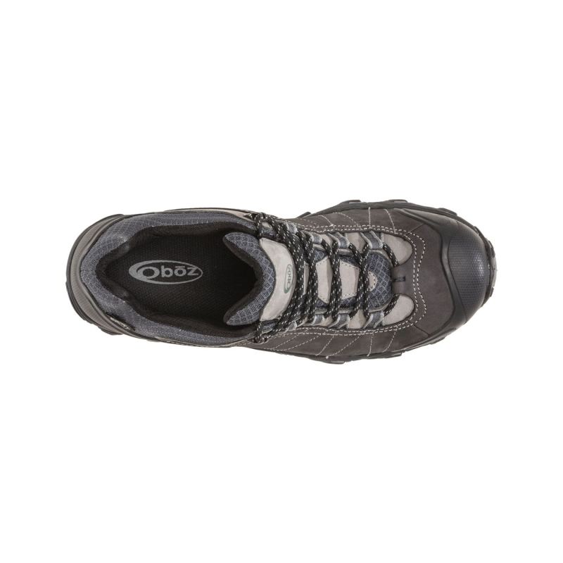 Oboz Men's Shoes Bridger Low Waterproof-Dk Shadow - Click Image to Close