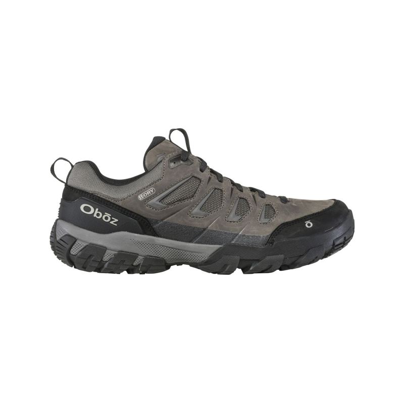 Oboz Men's Shoes Sawtooth X Low Waterproof-Charcoal - Click Image to Close