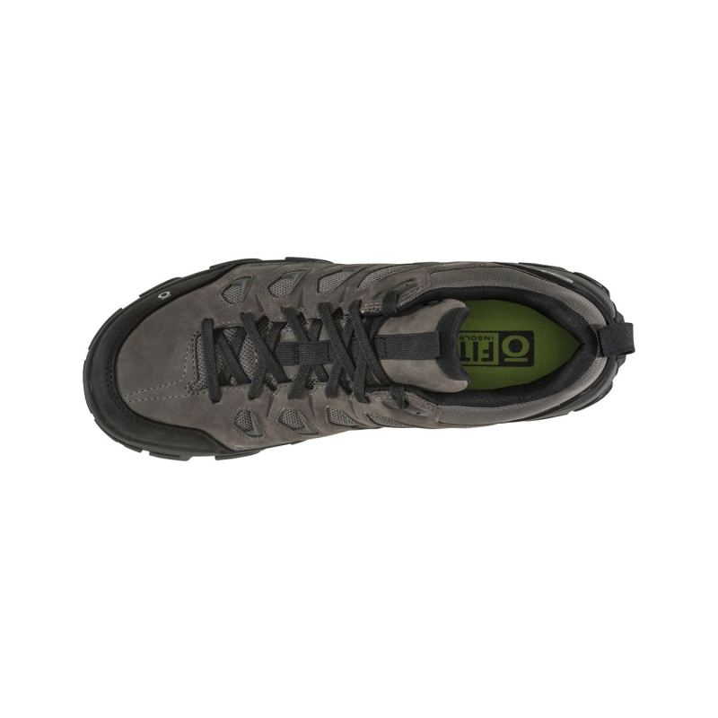 Oboz Men's Shoes Sawtooth X Low Waterproof-Charcoal - Click Image to Close