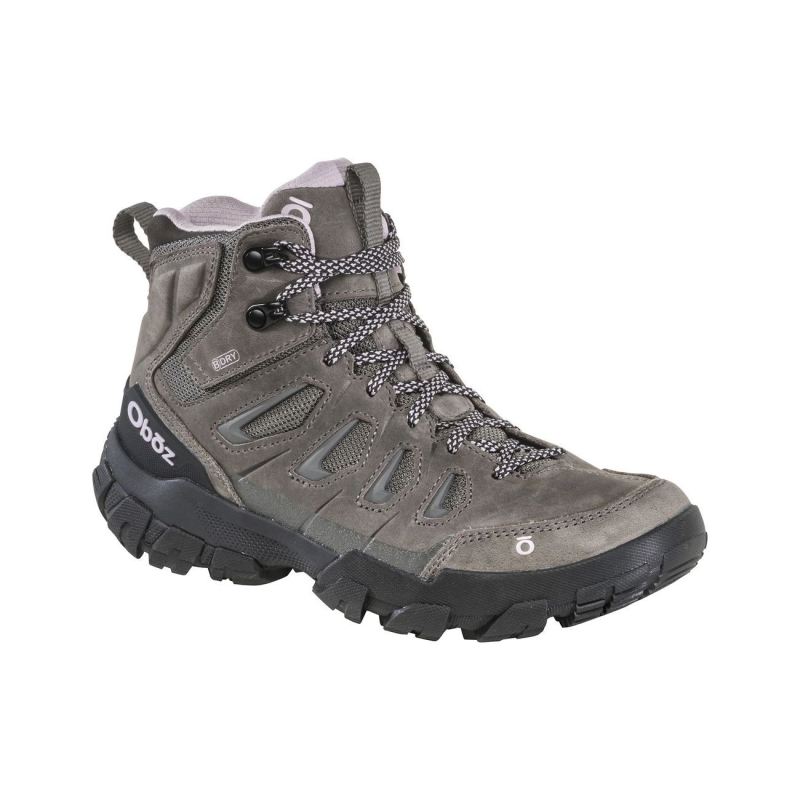 Oboz Women's Shoes Sawtooth X Mid Waterproof-Charcoal - Click Image to Close