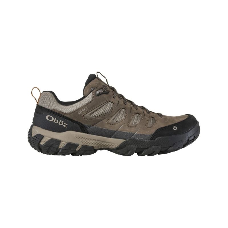 Oboz Men's Shoes Sawtooth X Low Waterproof-Canteen - Click Image to Close