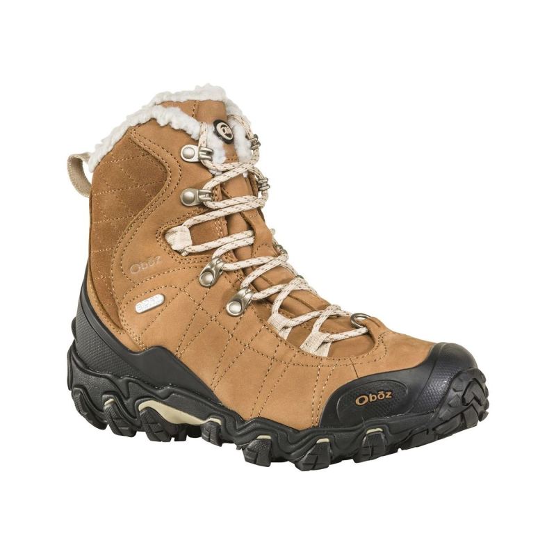 Oboz Women's Shoes Bridger 7'' Insulated Waterproof-Chipmunk - Click Image to Close