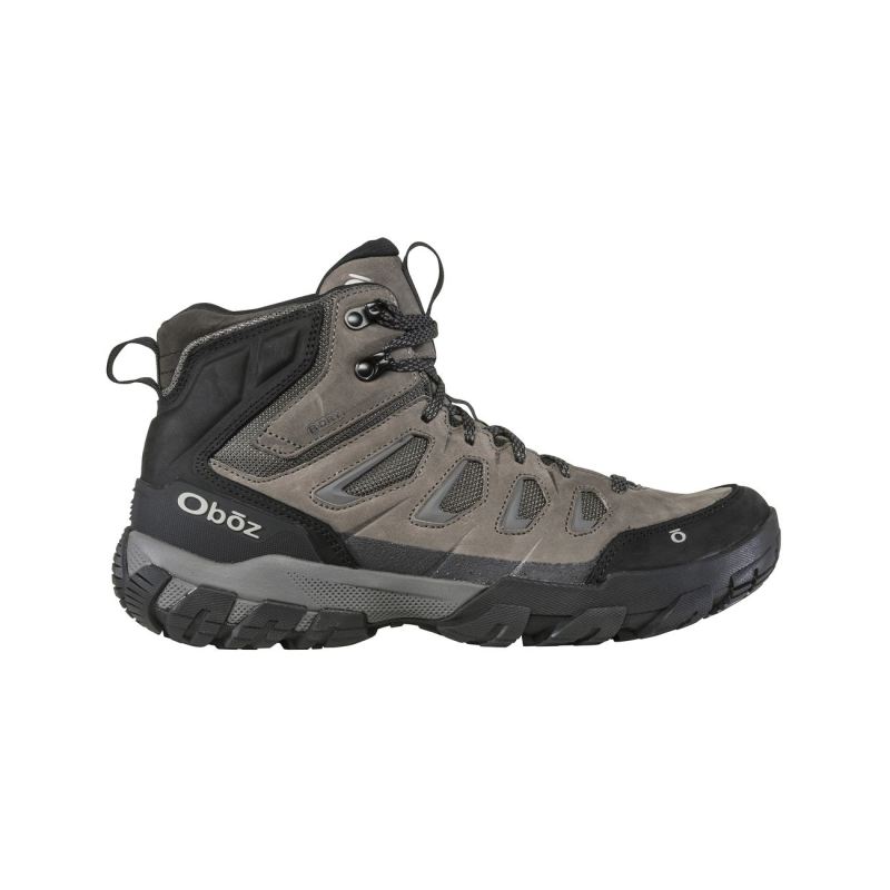 Oboz Men's Shoes Sawtooth X Mid Waterproof-Charcoal - Click Image to Close