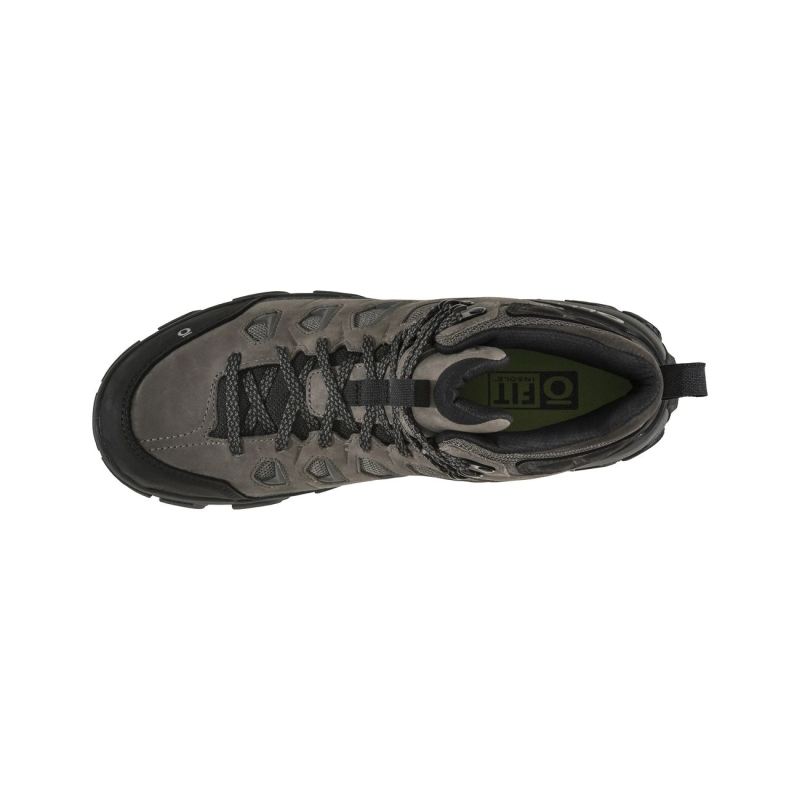 Oboz Men's Shoes Sawtooth X Mid Waterproof-Charcoal