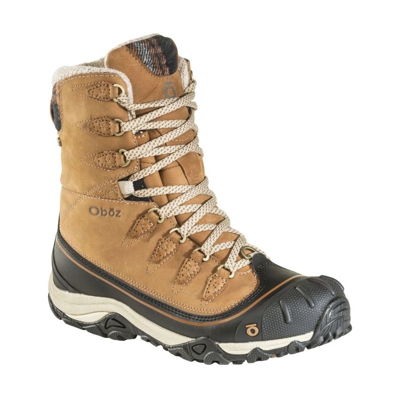 Oboz Women's Shoes Sapphire 8'' Insulated Waterproof-Tan - Click Image to Close